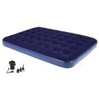 Achim Second Avenue Blue Full Air Mattress with Electric Air Pump