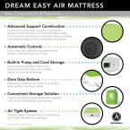 Air Comfort Dream Easy Twin Size Raised Air Mattress