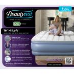 Beautyrest Full 16 in. Hi Loft Raised Adjustable Air Bed Mattress Set